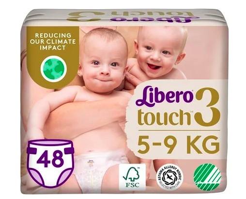 Підгузки Libero Touch розмір 3 (5-9 кг), 48 шт